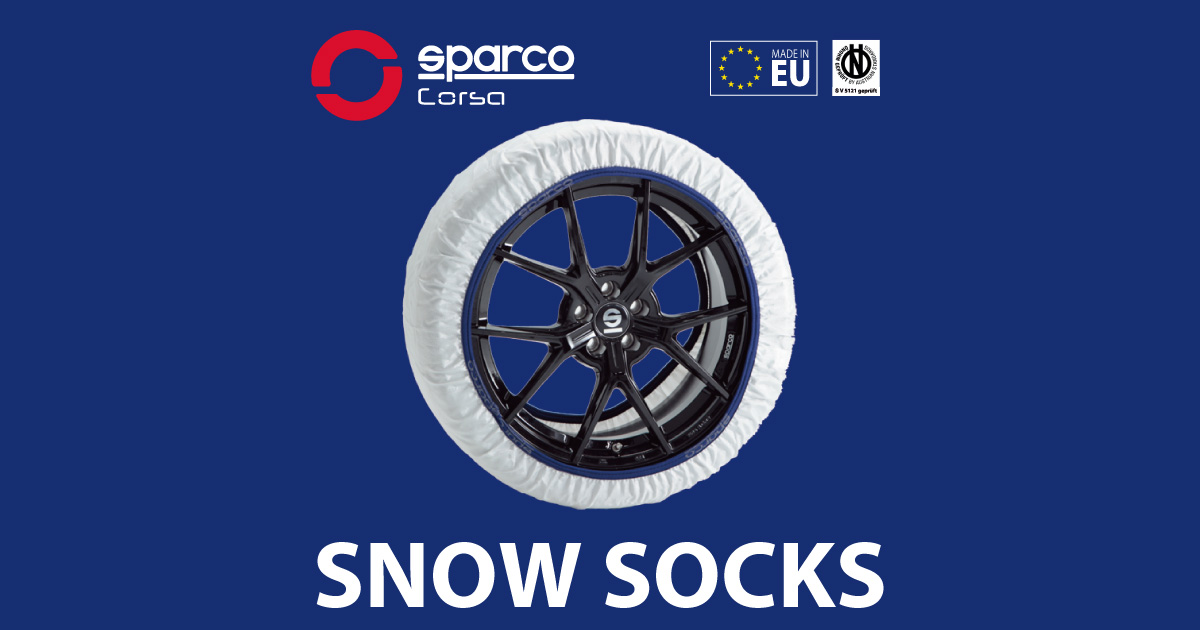 新世代布製タイヤチェーン Sparco Snow Socks